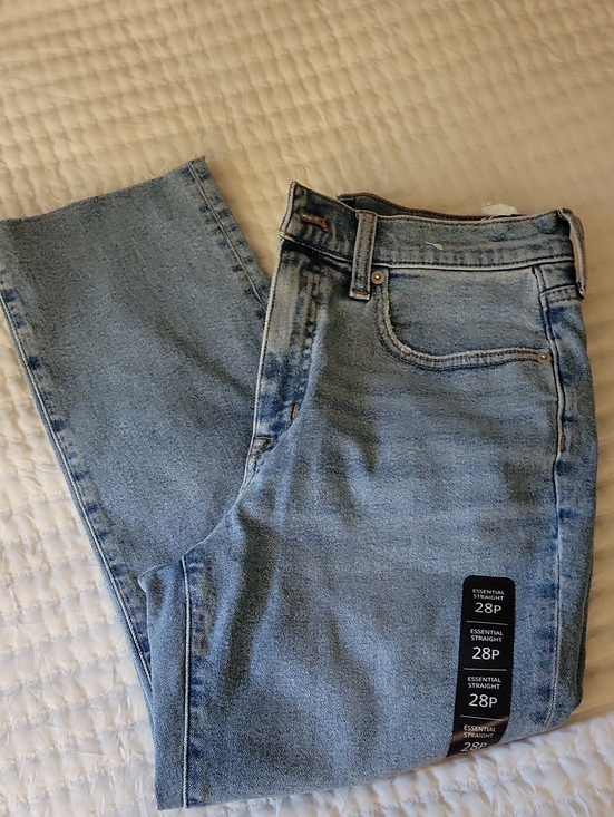 J. Crew Factory Denim - J. Crew Factory Essential Straight Light Wash Jeans - Light Blue